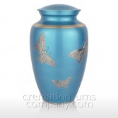 Pewter Butterfly Urn